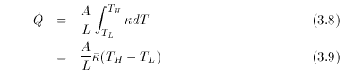 
   \dot{Q}  	 = 	  (A)/(L) \int_{T_L}^{T_H}  dT
            	 = 	  (A)/(L) \bar{} ( T_H - T_L )
><br>
ǡ<br>
<br>
  <i>        	  :  	  ƳǮƳΨ  	  <br></i>
  <i>\bar{}  	  :  	  ƳʿǮƳΨ  	  4.2 W cm^-1 K^-1 (Cu)<br></i>
  <i>A             	  :  	  Ƴ  	  75  m  18  m<br></i>
  <i>L             	  :  	  ƳĹ  	   15 cm</i>
<br><br>
ƳܤǮή̤ϡ
<br>
   \dot{Q} = 4.5  10^-4 W
<br>
Τ400ܤƳȤȤ
<br>
   \dot{Q} = 0.144 W
<br>
Ȥʤ롣
<br><p><b>ΤήǮ</b><br>
<br><p>
ΤήˤǮή̤
<br>
   \dot{Q} = c a_0 p ( T_H - T_L ) S
<br>
<br>
<br>
  <i>c       	  :  	  Τ˰¸  	  0.016<br></i>
  <i>a_{0}   	  :  	  ˰¸  	  eq (1)/(3)<br></i>
  <i>p       	  :  	  Τΰ  	    10^-6 torr<br></i>
  <i>S       	  :  	    	  2.4  10^2 cm^2</i>
<br><br>
Ȥȡ
<br>
   \dot{Q} = 1.3  10^-4 W
<br>
Ȥʤ롣
<br>



<br><p><b>ޤȤ</b><br>
<br>
Ǯή̤ޤȤȰʲΤ褦ˤʤ롣<br>
<br>
<center>
<pre>
 <hr>
 <i>뤫Radiation5.2 <br> <hr></i>
 <i>ʳʬRadiation0.26 <br> <hr></i>
 <i>ݡ줫ǮƳ (ݥꥫ)    0.64 <br></i>
 <i>ݡ줫ǮƳ (G10)    2.1 <br> <hr></i>
 <i>ƳǮƳ     0.144 <br> <hr></i>
 <i>ΤήǮ     0.00013 <br> <hr></i>
</pre>
<br>
</center>
<br><p>
ʾꡢ6.3  7.8 W Ǯ򤹤CCD90C
Ѥ³뤳ȤǽǤ롣
Ǯή̤ʬƤ뤫ռǮϡ
Ѥ٤CCDѤ
٤CCDȤäƤΤǤϤʤ
Τޤޥɤ˵ۼƤޤΤ⤢ϤǤ롣
äƾͤ upper limit Ǥ롣
⤷CCDμȤռǮCCDѤ㤹Ȥ
3.8  5.3 W ǮǤ褤ϤǤ롣
ǤϤΤȤƧޤǥ륷ߥ졼ˤ
ºݤɤǮԤʤɤΤĴ٤Ƥ
<br><p>
ͻ
<ul>
  <li> 㲹ѡ׾ӽӰ
  <li> M. Sekiguchi, Measurement of Thermal Radiation on CCDs, 1992
  <li> G. A. Lupino and K. R. Miller, PASP, 104, 215, 1992
</ul>
<br><p><h2>3.4.2 <a name=